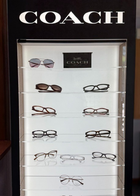 Coach display case at Eyes on Lex
