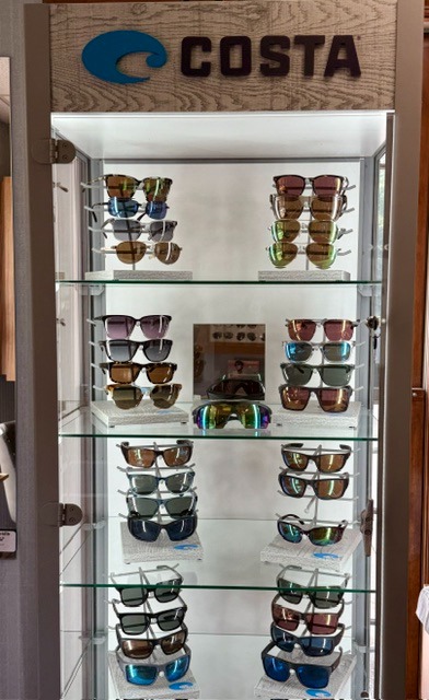 Costa display case at Eyes on Lex